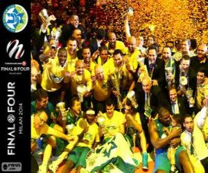 yapboz Maccabi Electra Tel Aviv, Euroleague basketbol 2014 şampiyonu